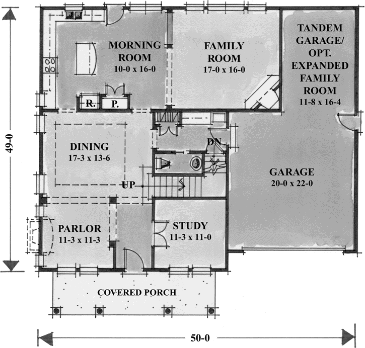 Main Floor Plan: 10-1601