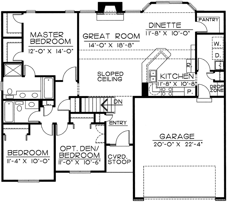 Main Floor Plan: 10-1606
