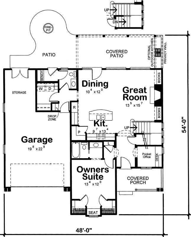 Main Floor Plan: 10-1619
