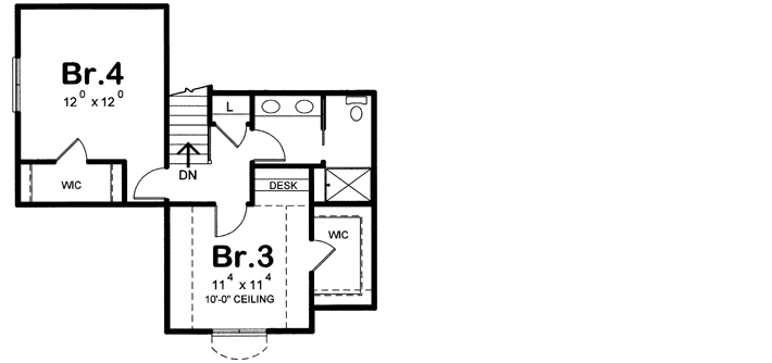Upper/Second Floor Plan: 10-1621