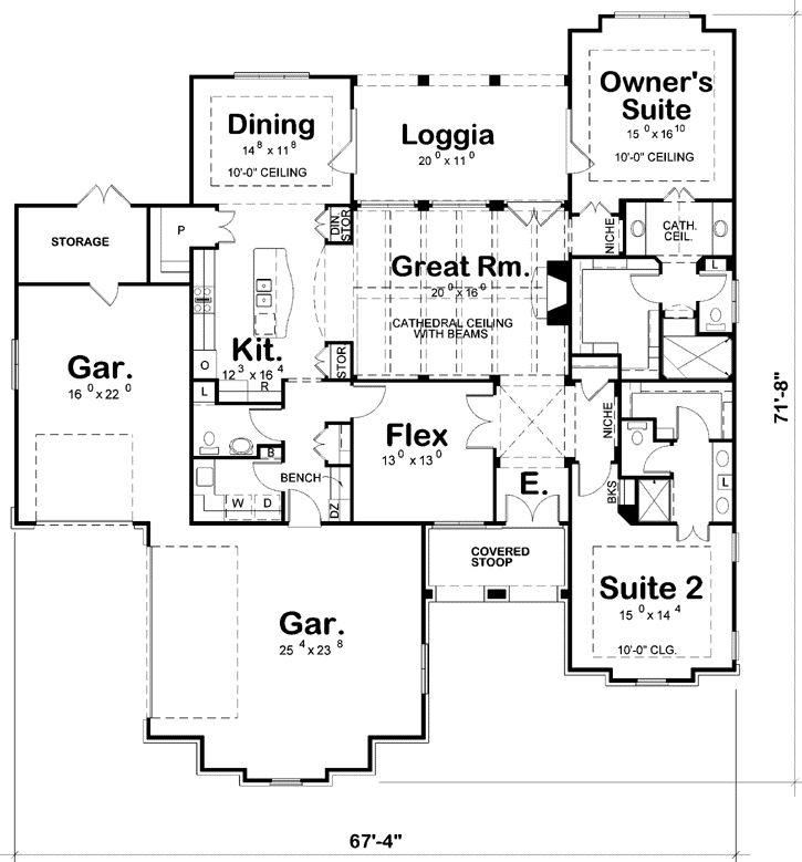 Main Floor Plan: 10-1628