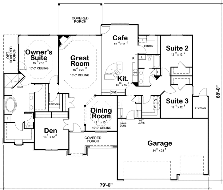 Main Floor Plan: 10-1630