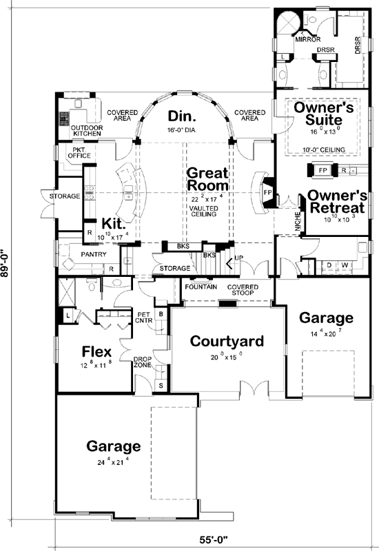 Main Floor Plan: 10-1638