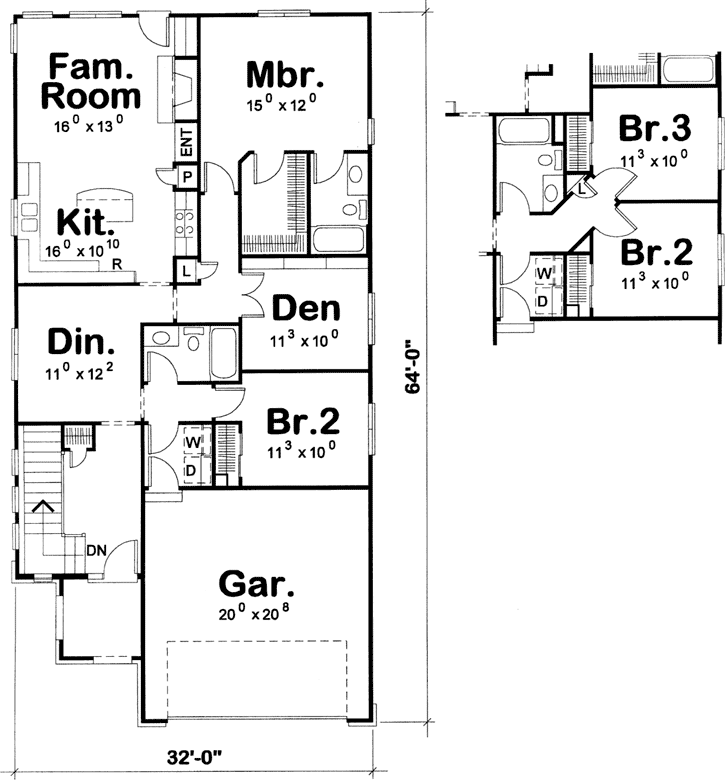 Main Floor Plan: 10-1639