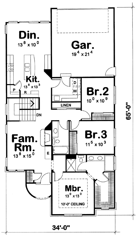 Main Floor Plan: 10-1641