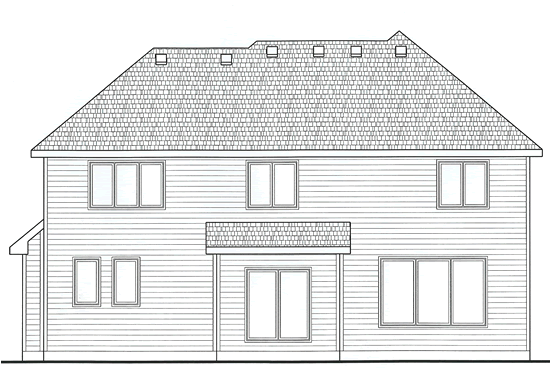 Rear Elevation Plan: 10-1648