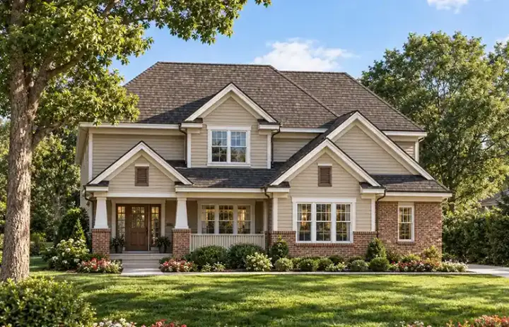 Traditional house plans 10-1649 - front exterior, 2,158 sq ft, 4 bed, 2 bath house plans | Monster House Plans
