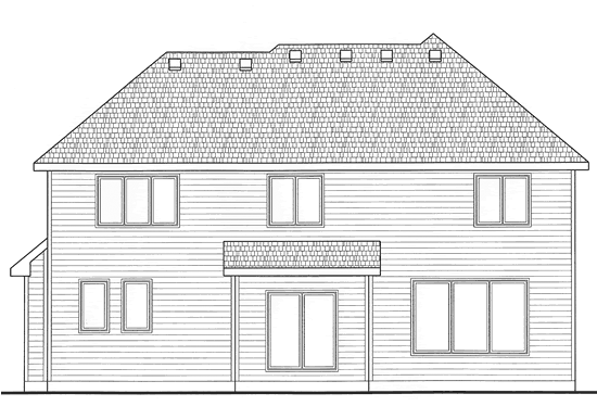 Rear Elevation Plan: 10-1649