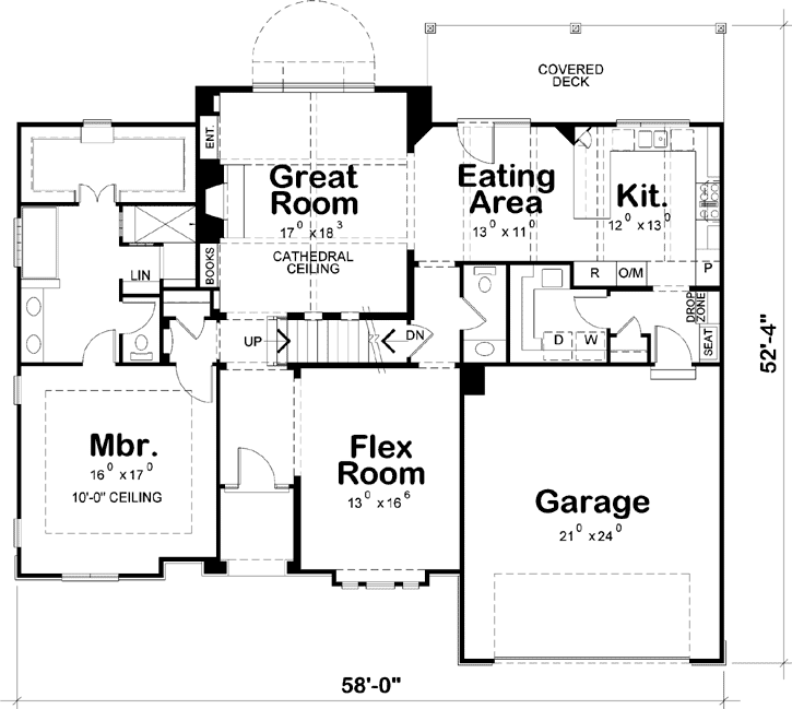 Main Floor Plan: 10-1651