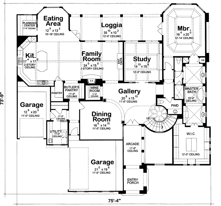 Main Floor Plan: 10-1653
