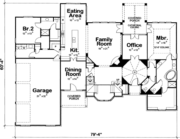 Main Floor Plan: 10-1654