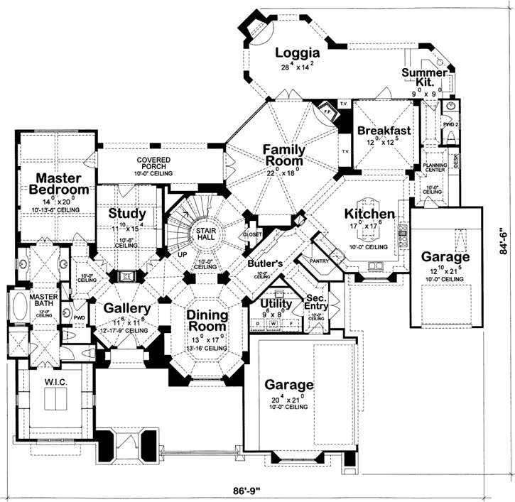Main Floor Plan: 10-1655