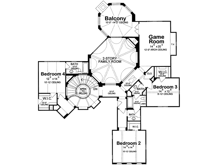 Upper/Second Floor Plan: 10-1655