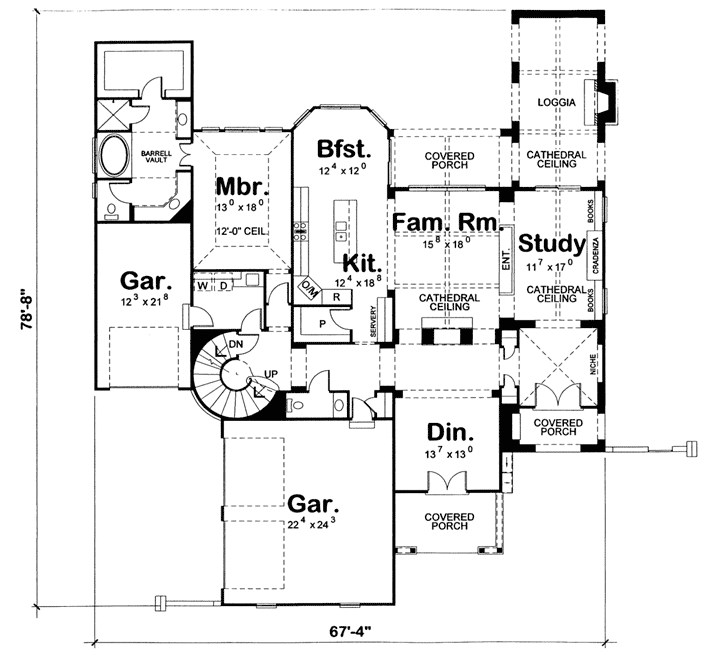 Main Floor Plan: 10-1656