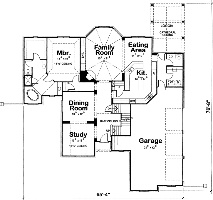 Main Floor Plan: 10-1657