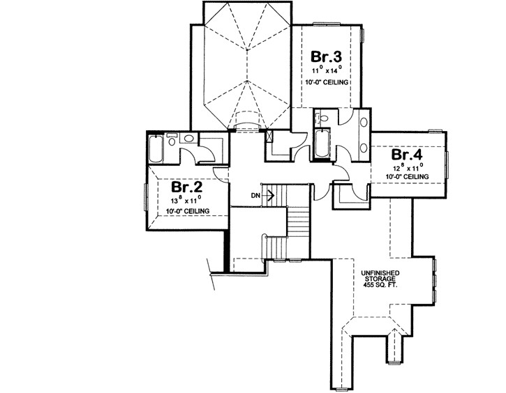 Upper/Second Floor Plan: 10-1657