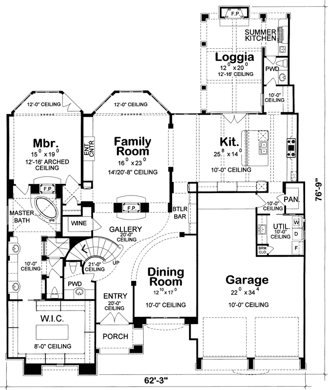 Main Floor Plan: 10-1658