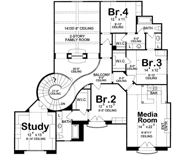 Upper/Second Floor Plan: 10-1658