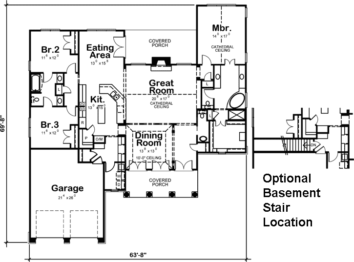 Main Floor Plan: 10-1661