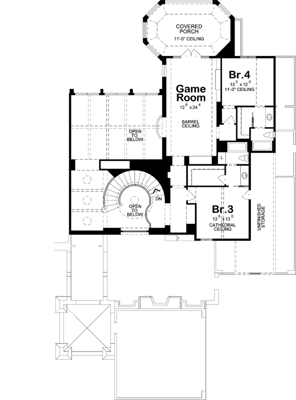 Upper/Second Floor Plan: 10-1673