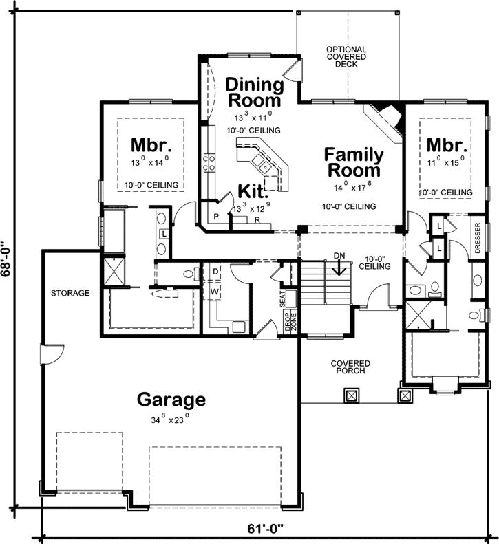Main Floor Plan: 10-1678