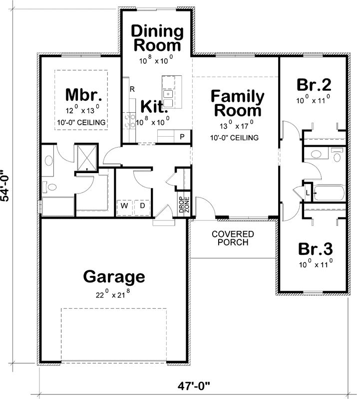 Main Floor Plan: 10-1682