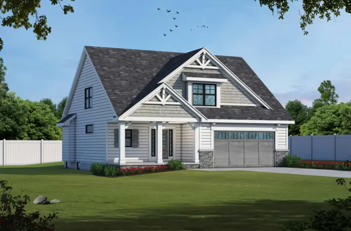 Craftsman house plans 10-1690 - front exterior, 1,994 sq ft, 3 bed, 3 bath house plans | Monster House Plans