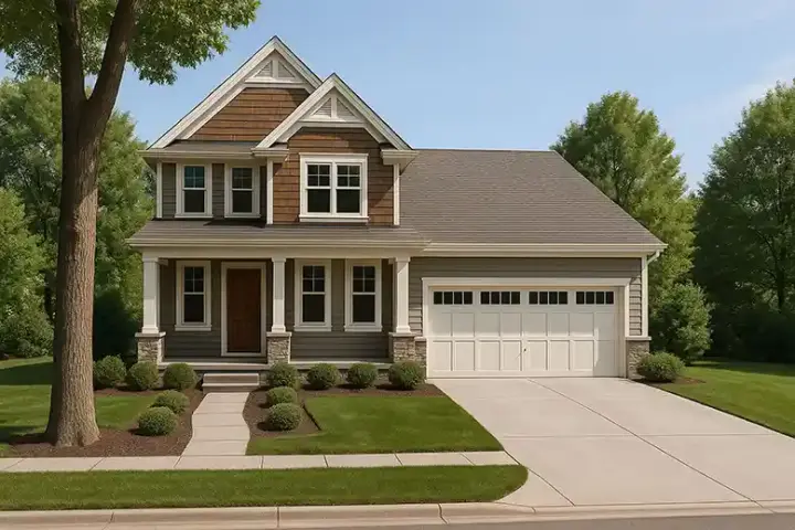 Craftsman house plans 10-1691 - front exterior, 1,905 sq ft, 3 bed, 3 bath house plans | Monster House Plans