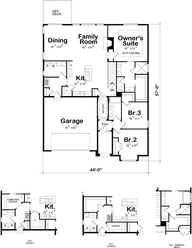 Main Floor Plan: 10-1692