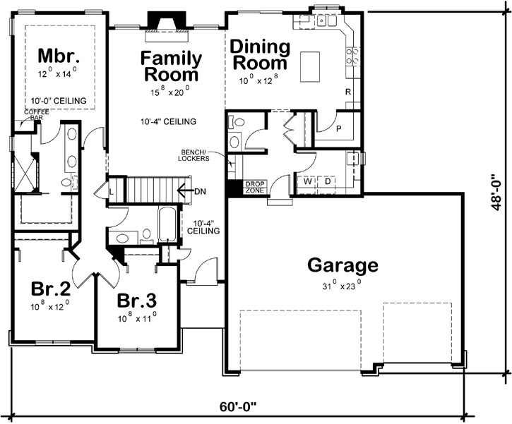 Main Floor Plan: 10-1693