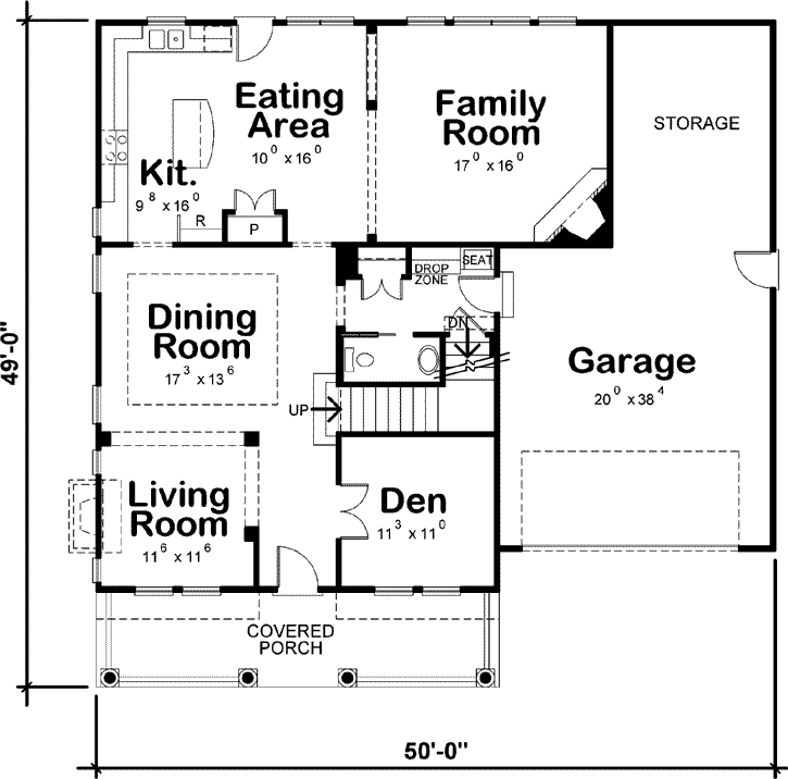 Main Floor Plan: 10-1698