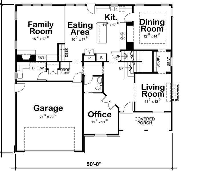 Main Floor Plan: 10-1700