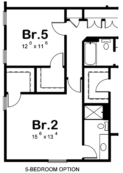 Craftsman Style Home Design Plan: 10-1701