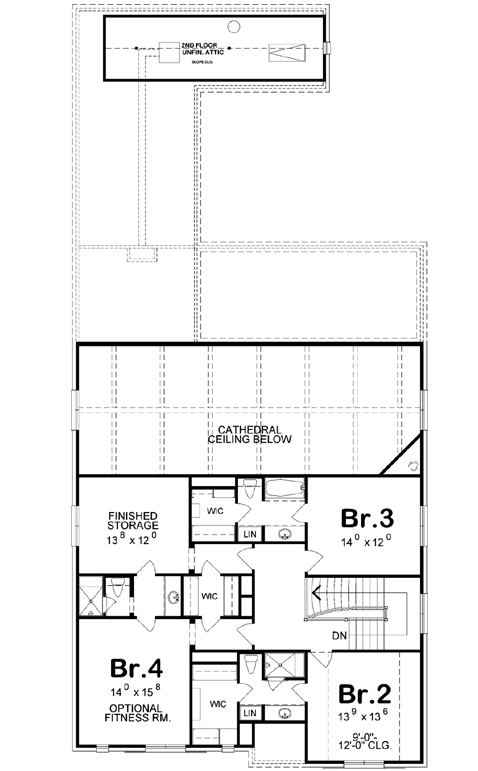 Upper/Second Floor Plan: 10-1702