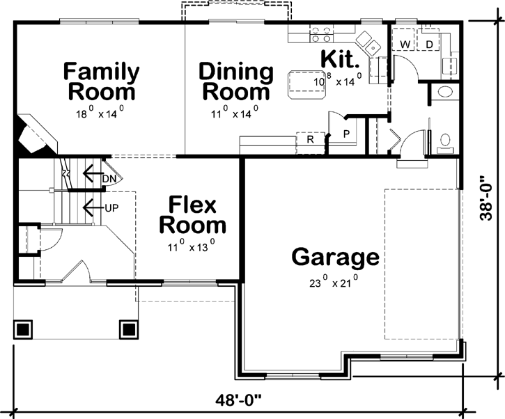 Main Floor Plan: 10-1715