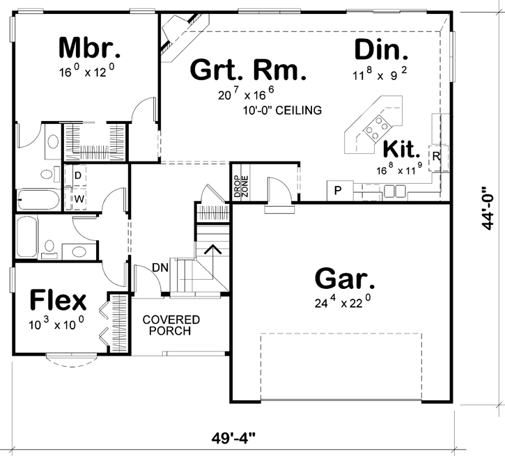 Main Floor Plan: 10-1732