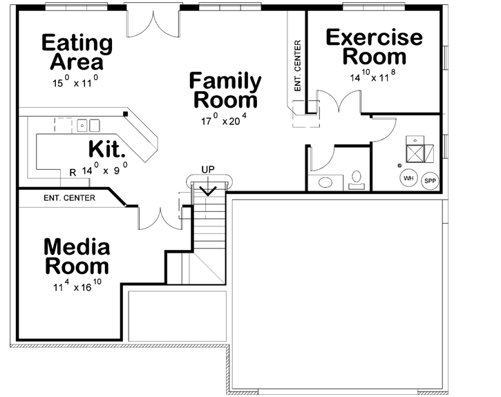 Lower Floor Plan: 10-1734