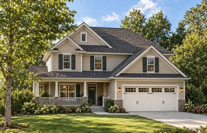 Traditional house plans 10-1740 - front exterior, 2,248 sq ft, 3 bed, 0 bath house plans | Monster House Plans