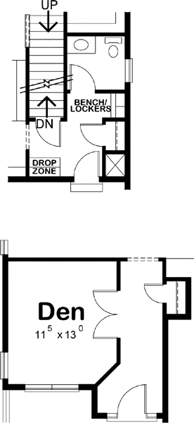 Traditional Style Home Design Plan: 10-1742