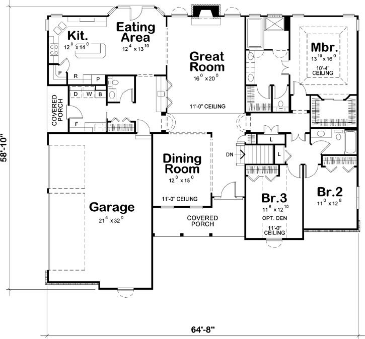 Main Floor Plan: 10-1743