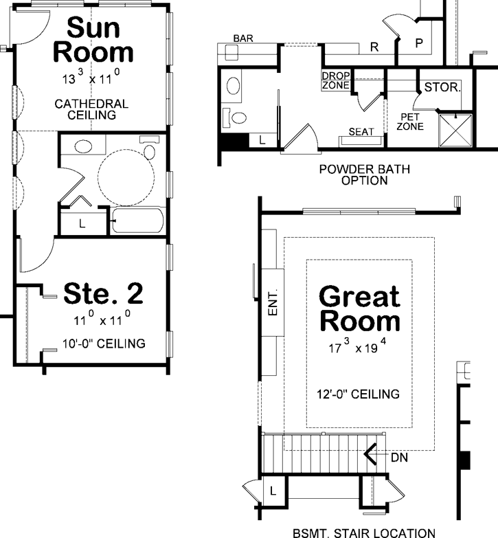 Tuscan Style Home Design Plan: 10-1745