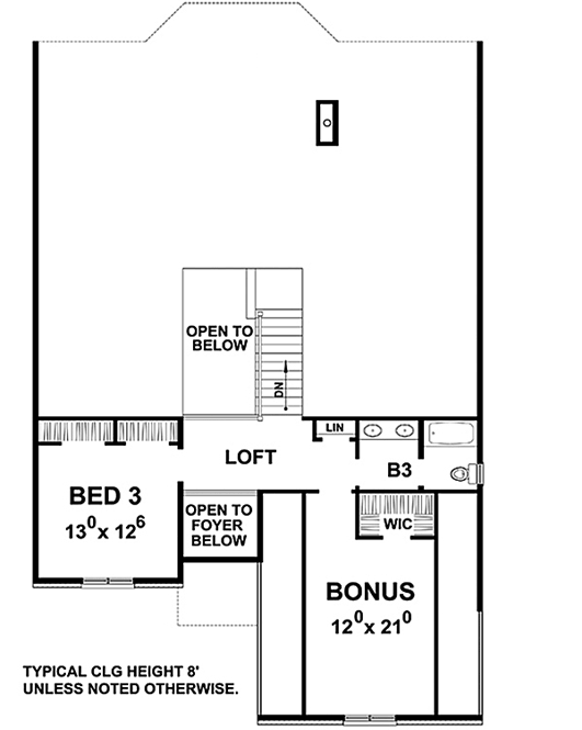 Upper/Second Floor Plan: 10-1751