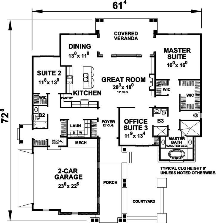 Main Floor Plan: 10-1755