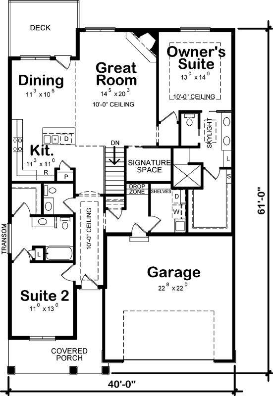Main Floor Plan: 10-1757