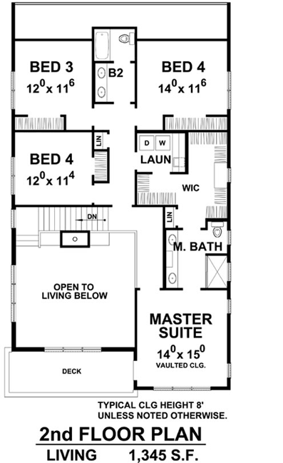 Upper/Second Floor Plan: 10-1761
