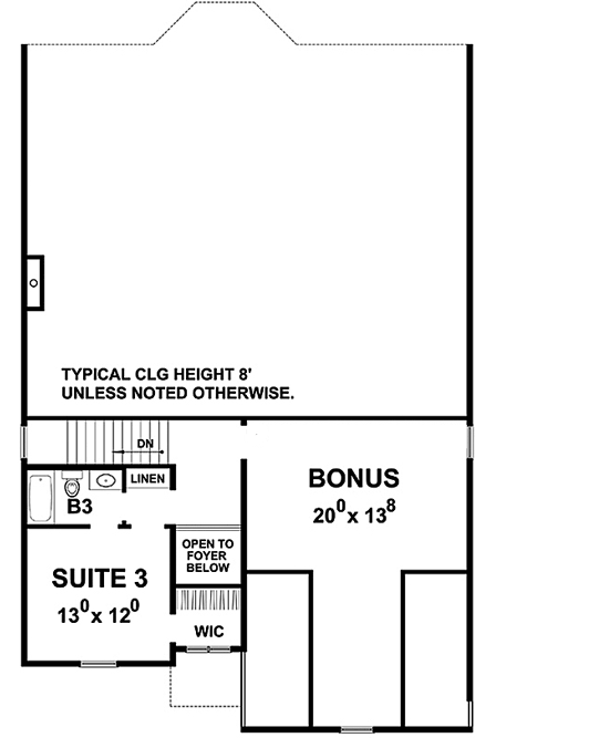 Upper/Second Floor Plan: 10-1762