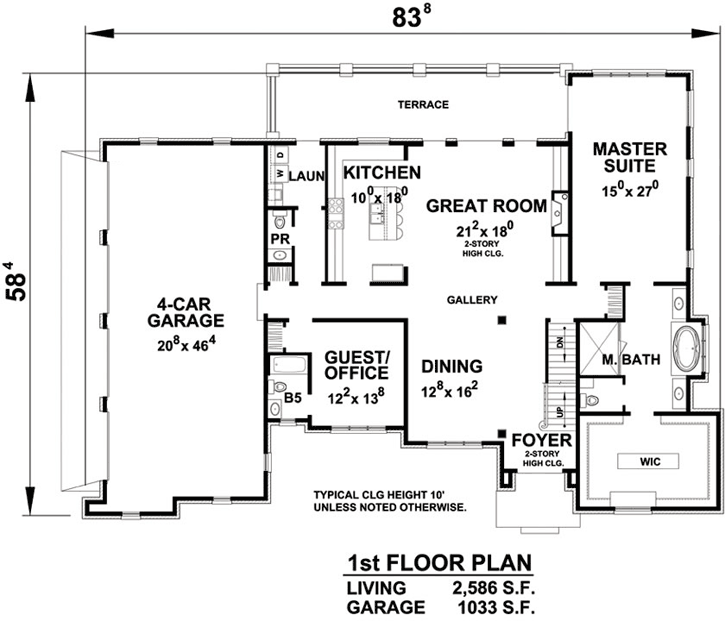 Main Floor Plan: 10-1763