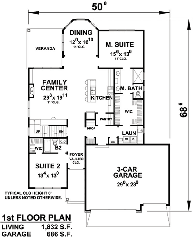 Main Floor Plan: 10-1764