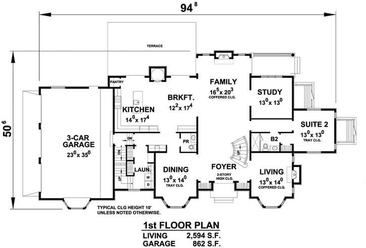 Main Floor Plan: 10-1765