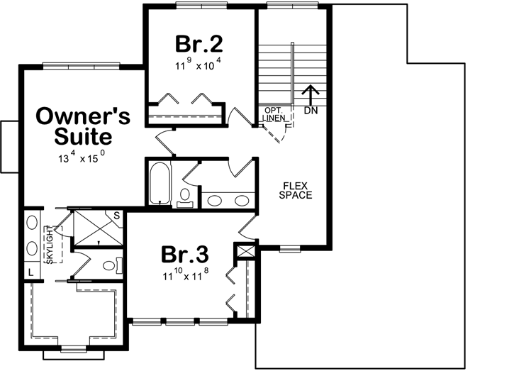 Upper/Second Floor Plan: 10-1766